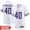 Jaylin Williams No 38 Youth’S Minnesota Vikings White Alternate Custom Game 2024 Jersey