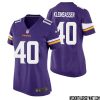 Jaylin Williams No 38 Minnesota Vikings Game Jersey Court Purple For Womens – Replica