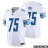 Johnnie Morton No 87 Men White Detroit Lions Vapor F.U.S.E. Limited Jersey – Replica