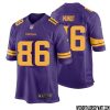 John Randle No 93 Men Purple Minnesota Vikings Alternate Game Jersey – Replica
