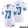 Johnnie Morton No 87 Men White Detroit Lions Vapor F.U.S.E. Limited Jersey – Replica