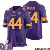 Josh Oliver No 84 Minnesota Vikings Super Bowl Lviii Alternate Game Jersey Purple For Men – Replica