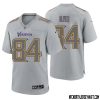 Joshua Dobbs No 15 Men Gray Minnesota Vikings Atmosphere Fashion Game Jersey – Replica