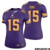 Junior Aho No 73 Women Purple Minnesota Vikings Color Rush Vapor Untouchable Limited Jersey- Replica