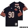 Justin Fields No 1 Men Mitchell & Ness Navy Chicago Bears 2004 Authentic Throwback Retired Player Jersey – Replica