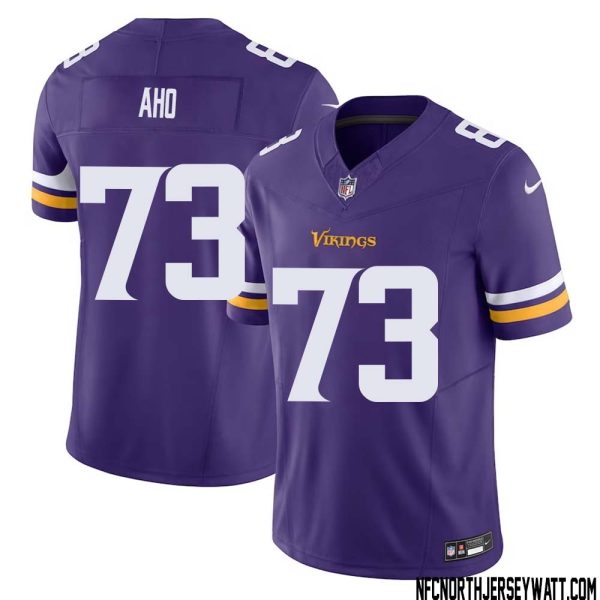 Junior Aho No 73 Men Purple Minnesota Vikings Vapor F.u.s.e. Limited Jersey- Replica