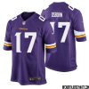 Keith Millard No 75 Minnesota Vikings Game Jersey Court Purple for Mens – Replica