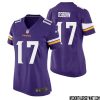 Keith Millard No 75 Minnesota Vikings Game Jersey Court Purple for Womens – Replica