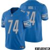 Keith Dorney No 70 Men Blue Detroit Lions Vapor F.u.s.e. Limited Jersey – Replica