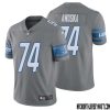 Kalif Raymond No 11 Men Steel Detroit Lions Vapor Untouchable Color Rush Limited Player Jersey – Replica