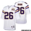 Keith Millard No 75 Men Mitchell & Ness White Minnesota Vikings Authentic Throwback Retired Player Jersey- Replica