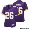 Keith Millard No 75 Women Nfl Pro Line Purple Minnesota Vikings Retired Player Replica Jersey