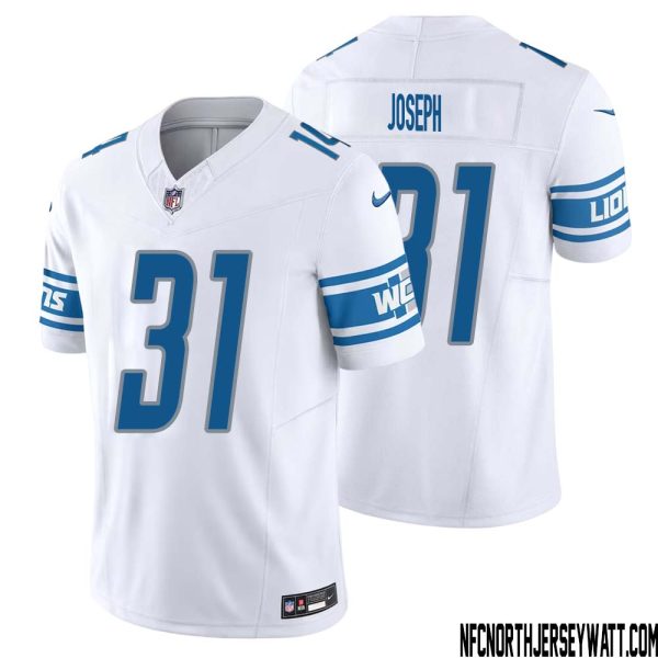 Kerby Joseph No 31 Men White Detroit Lions Vapor F.u.s.e. Limited Jersey – Replica