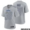 Lem Barney No 20 Men Gray Detroit Lions Atmosphere Fashion Game Jersey – Replica