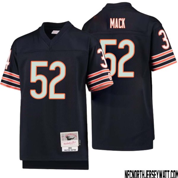 Khalil Mack No 52 Youth Mitchell & Ness Navy Chicago Bears 1985 Legacy Retired Player Jersey – Replica