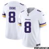 Khyiris Tonga No 95 Men White Minnesota Vikings Vapor F.u.s.e. Limited Jersey- Replica