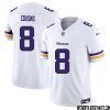 Korey Stringer No 77 Men White Minnesota Vikings Vapor F.U.S.E. Limited Jersey- Replica