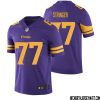 Kyle Rudolph No 82 Men Purple Minnesota Vikings Color Rush Vapor Untouchable Limited Jersey- Replica