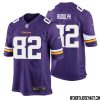 Korey Stringer No 77 Minnesota Vikings Game Jersey Court Purple For Mens – Replica