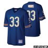 Larry Borom No 75 Men Mitchell & Ness Navy Chicago Bears Retired Player Legacy Replica Jersey