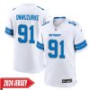 Levi Onwuzurike No 91 Men’S Detroit Lions 2Nd Alternate Vapor F.u.s.e. Limited 2024 Jersey – Black