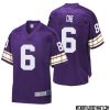 Lucky Jackson No 81 Men Nfl Pro Line Purple Minnesota Vikings Retired Player Replica Jersey