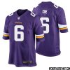 Kirk Cousins No 8 Minnesota Vikings Game Jersey Court Purple For Mens – Replica