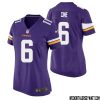 Kyle Rudolph No 82 Minnesota Vikings Game Jersey Court Purple For Womens – Replica