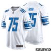 Levi Onwuzurike No 91 Men White Detroit Lions Player Away Game Jersey – Replica