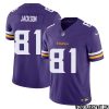 Marcus Davenport No 0 Men Purple Minnesota Vikings Vapor F.u.s.e. Limited Jersey- Replica