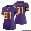 Marcus Davenport No 0 Women Purple Minnesota Vikings Color Rush Vapor Untouchable Limited Jersey- Replica