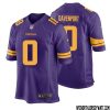 Lucky Jackson No 81 Men Purple Minnesota Vikings Alternate Game Jersey – Replica