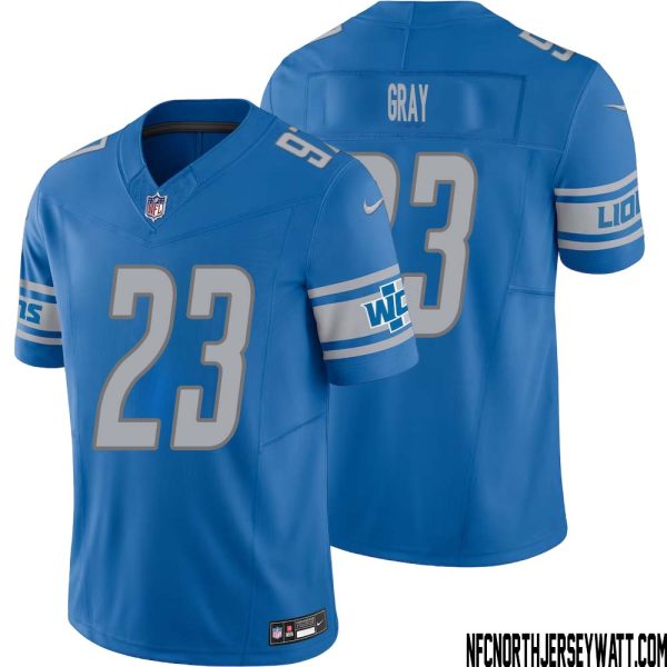Mel Gray No 23 Men Blue Detroit Lions Vapor F.u.s.e. Limited Jersey – Replica