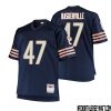 Mike Ditka No 89 Men Mitchell & Ness Navy Chicago Bears Big & Tall 1985 Retired Player Replica Jersey