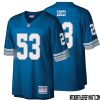 Ndamukong Suh No 90 Men Mitchell & Ness Blue Detroit Lions Legacy Replica Jersey