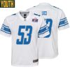 Ndamukong Suh No 90 Mens Custom Blue Detroit Lions Super Bowl Lviii Player Home Game Jersey