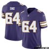 Myles Gaskin No 37 Mens Purple Minnesota Vikings Vapor F.u.s.e. Limited Jersey- Replica