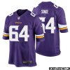 Myles Gaskin No 37 Minnesota Vikings Game Jersey Court Purple For Mens – Replica