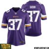 NaJee Thompson No 11 Minnesota Vikings Game Jersey Court Purple for Youth – Replica