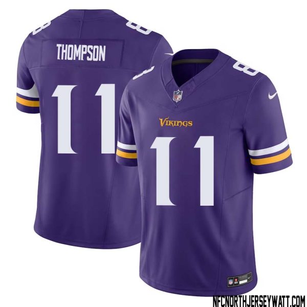 Najee Thompson No 11 Men Purple Minnesota Vikings Vapor F.u.s.e. Limited Jersey- Replica