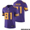 Nick Mullens No 12 Men Purple Minnesota Vikings Color Rush Vapor Untouchable Limited Jersey- Replica