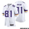 NaJee Thompson No 11 Men White Minnesota Vikings Game Player Away Jersey – Replica