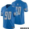 Mike Lucci No 53 Men Blue Detroit Lions Vapor F.U.S.E. Limited Jersey – Replica