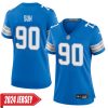 Ndamukong Suh No 90 Woman’S Detroit Lions Away Game 2024 Jersey – White