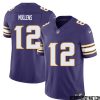 Nick Muse No 34 Mens Purple Minnesota Vikings Vapor F.U.S.E. Limited Jersey- Replica