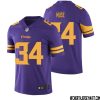 Nick Mullens No 12 Men Purple Minnesota Vikings Color Rush Vapor Untouchable Limited Jersey- Replica