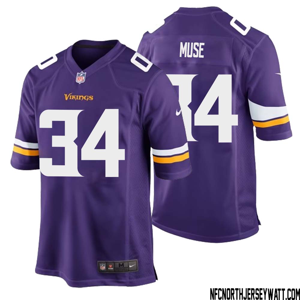 Za?Darius Smith No 55 Mens Purple Minnesota Vikings Vapor F.U.S.E. Limited Jersey- Replica