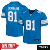 Penei Sewell No 58 Men’S Detroit Lions 2Nd Alternate Vapor F.u.s.e. Limited 2024 Jersey – Black