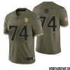 Nick Vigil No 59 Men Olive Minnesota Vikings 2022 Salute To Service Retired Player Limited Jersey – Replica