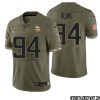 Paul Krause No 22 Men Olive Minnesota Vikings 2022 Salute To Service Retired Player Limited Jersey – Replica